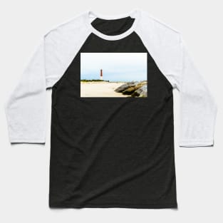 Barnegat Lighthouse Long Beach Island Baseball T-Shirt